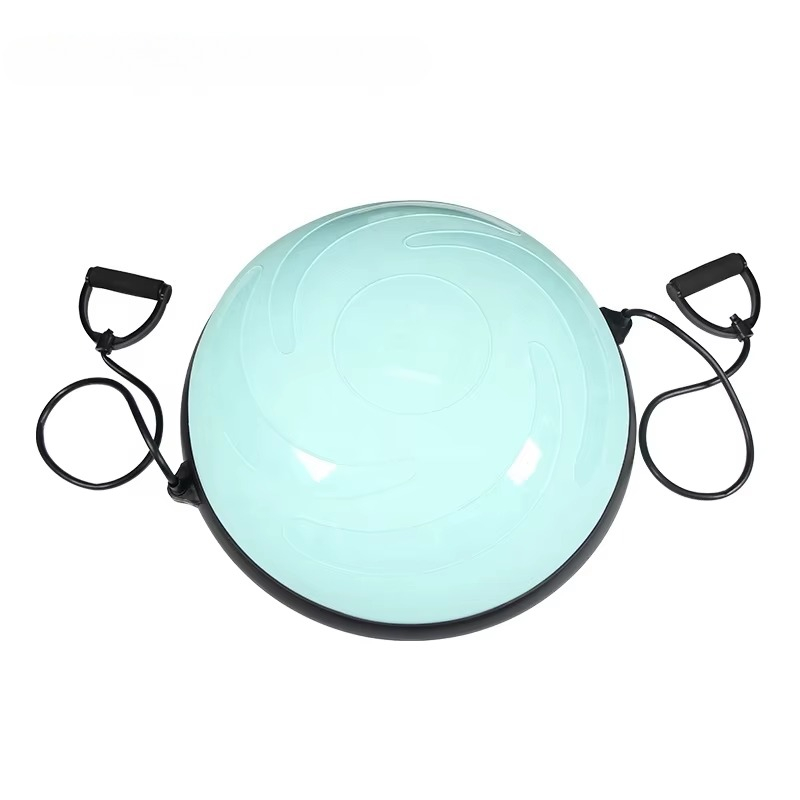 Pilates Yoga Ball Workout - Logo PVC Denge Topu, Direnç Bandı