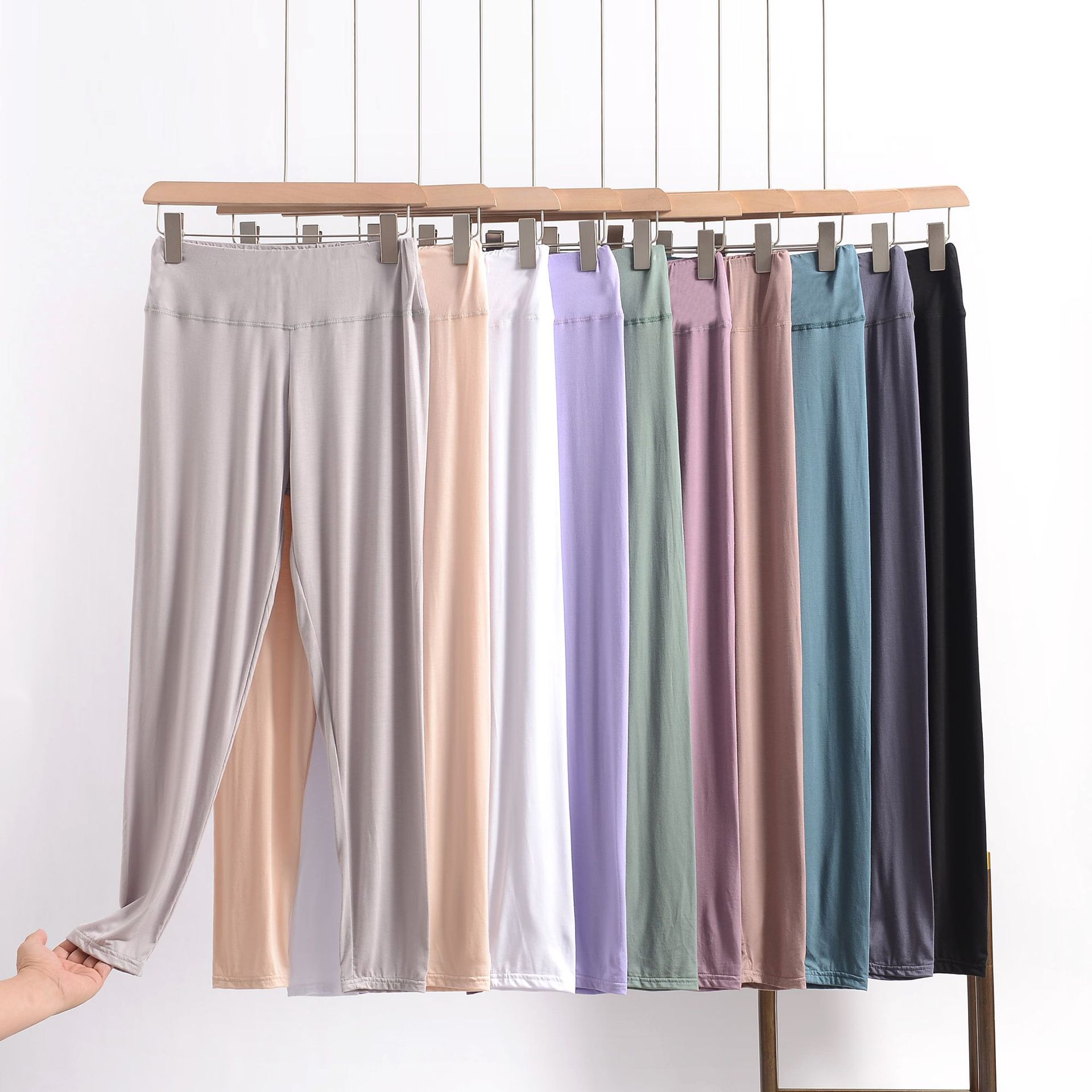 Pilates Yoga Leggings - Artı Boyutu Yaz Modal Tayt Yüksek