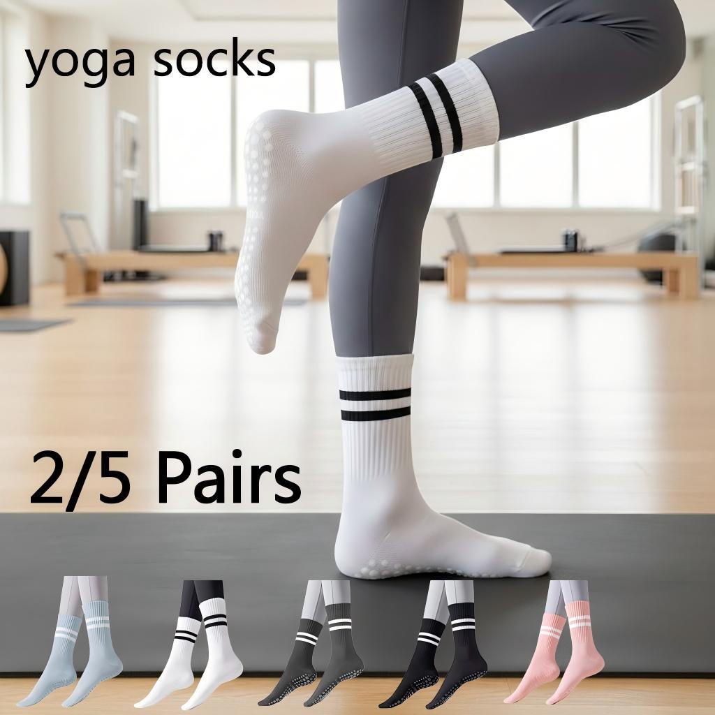 Pilate Yoga Workout - Kadın Kaymaz Yoga Çorapları, Tutucu Pilates