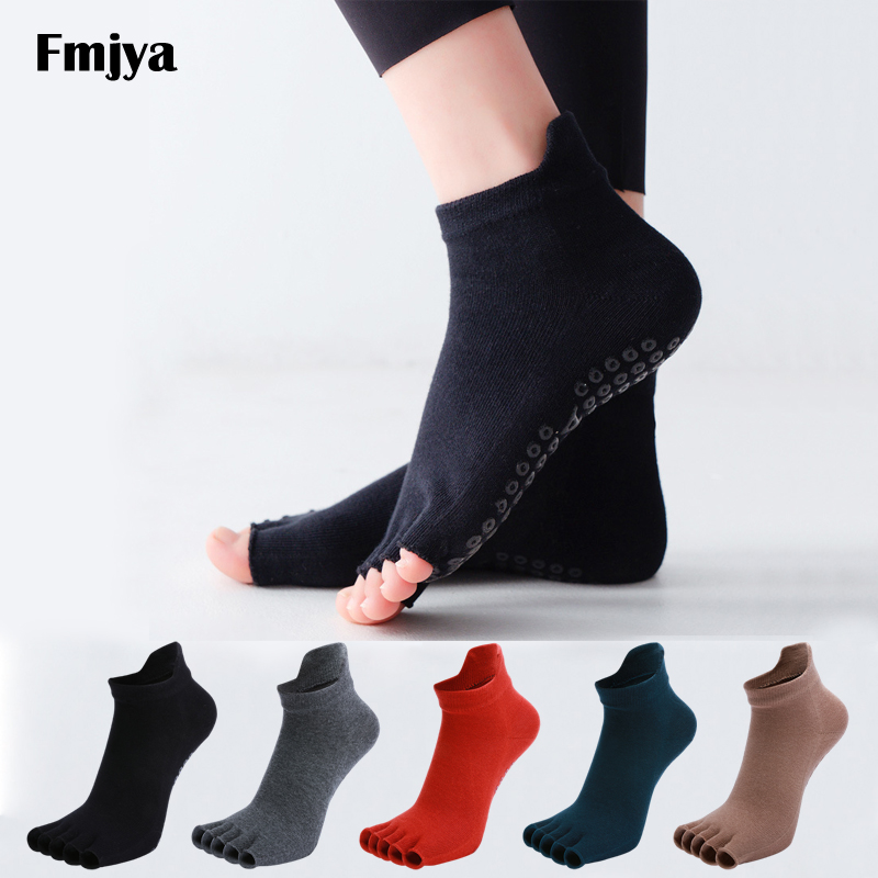Pilates Yoga Grip Socks - Yoga çorap yarım ayak kaymaz silikon