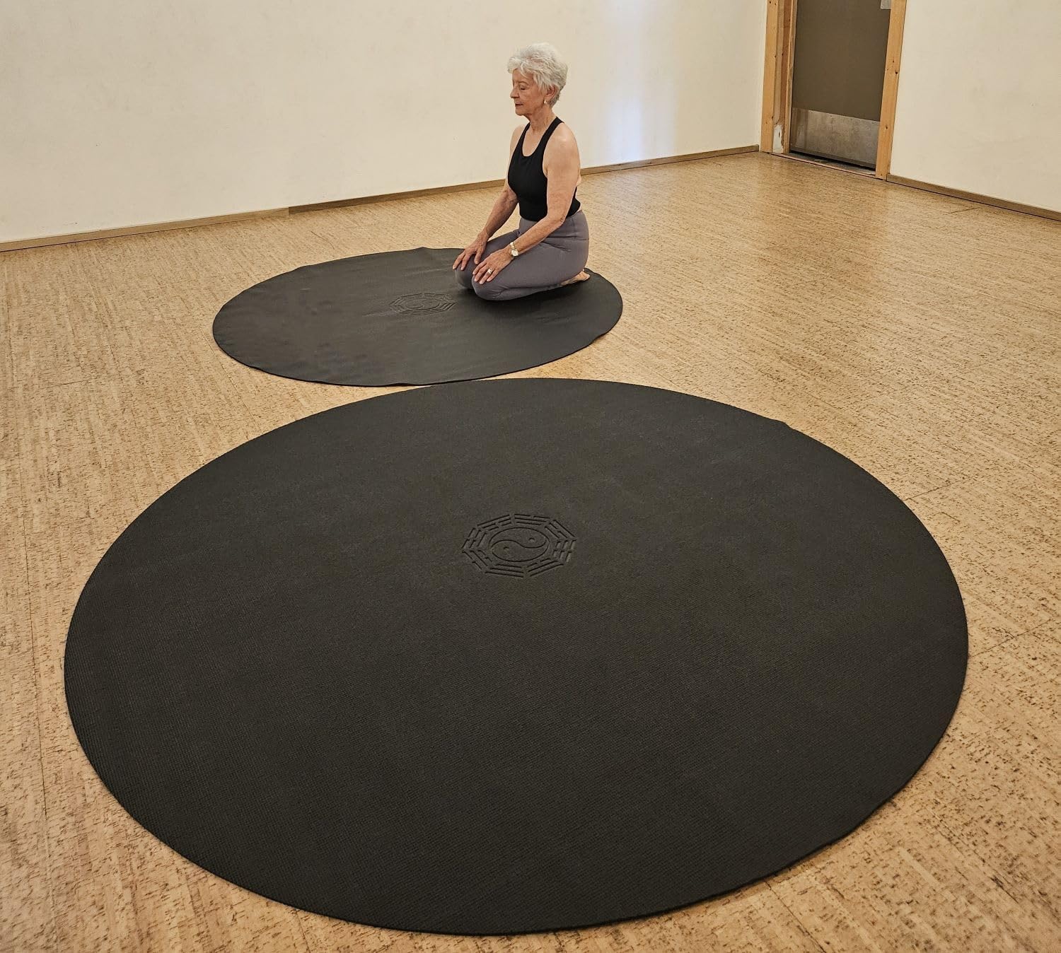 Pilates Yoga And Tai Chi - Büyük Daire Şeklinde TPE Yoga Matı,
