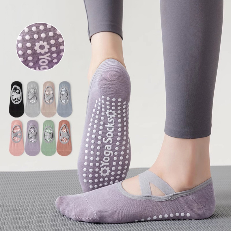 Pilates Yoga Grip Socks - Nefes Havlu Alt Yoga Çorap Kadın