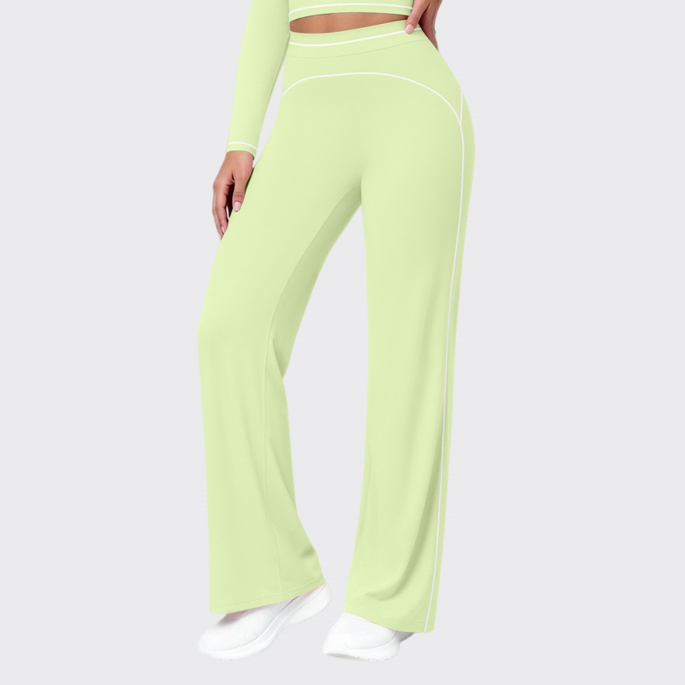 Pilates Yoga Leggings - Yeni Yüksek Bel Geniş Paçalı Pantolon