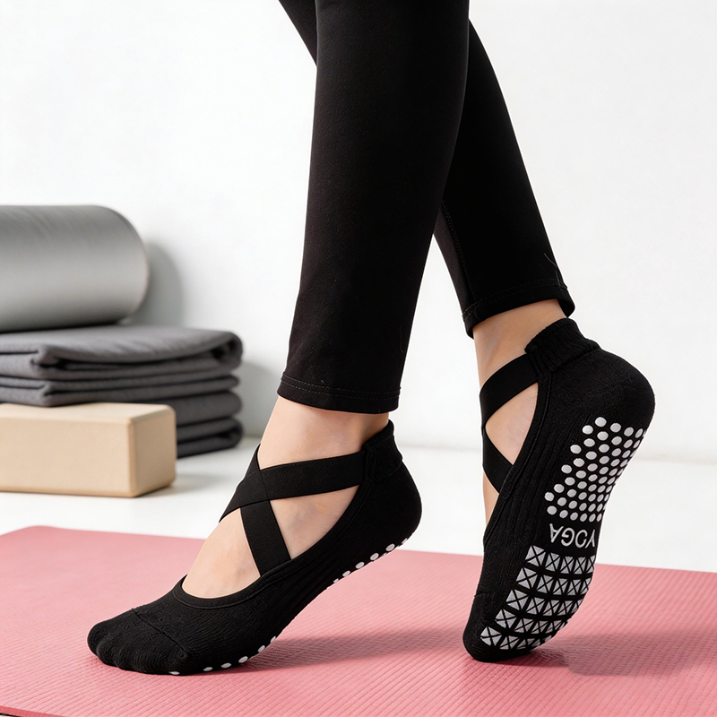 Pilates Yoga Grip Socks - Kadın Kaymaz Yoga Çorapları Silikon Kapalı