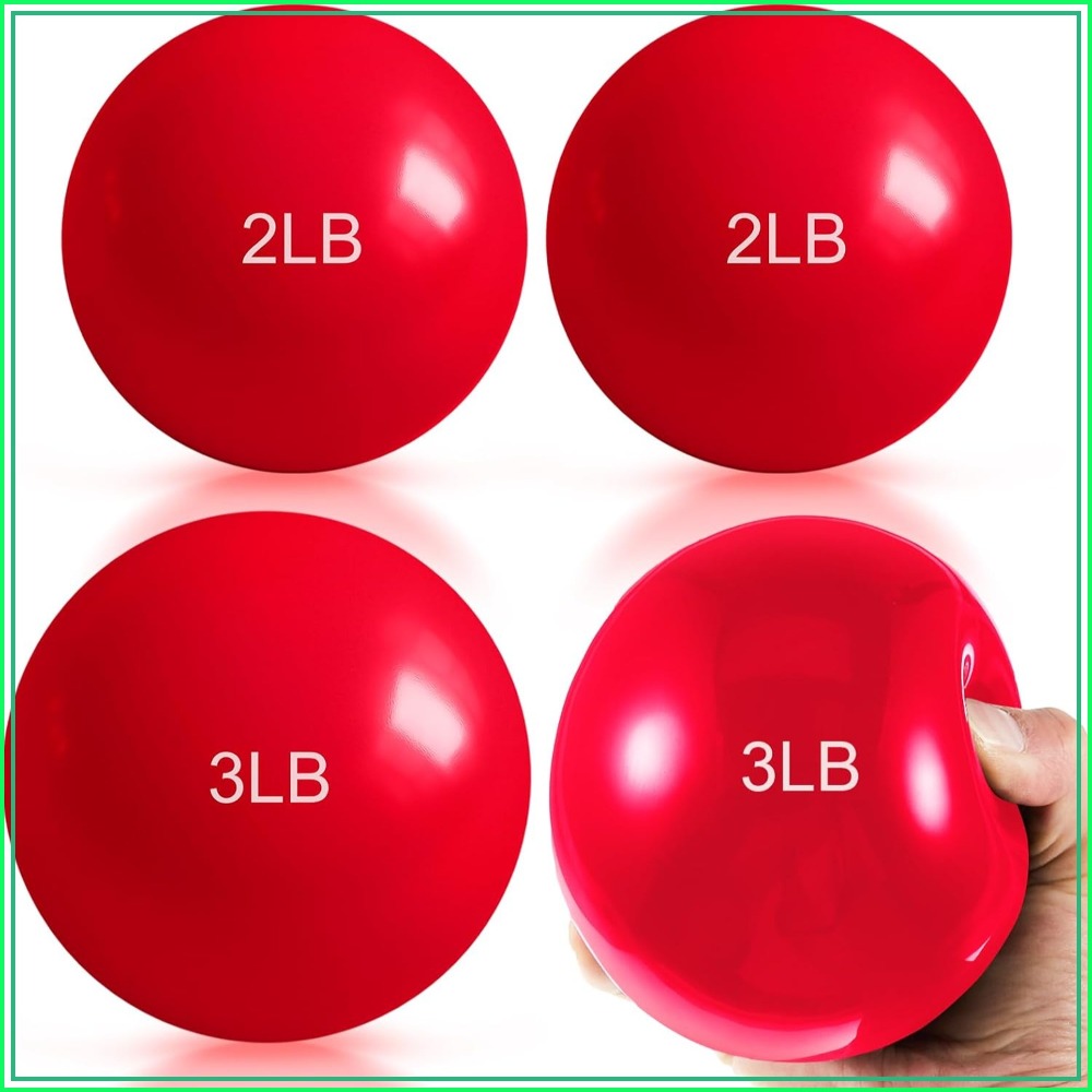 Pilates Toning Ball - 1lb-5lb Ağırlıklı Egzersiz Topları, Pilates, Yoga,