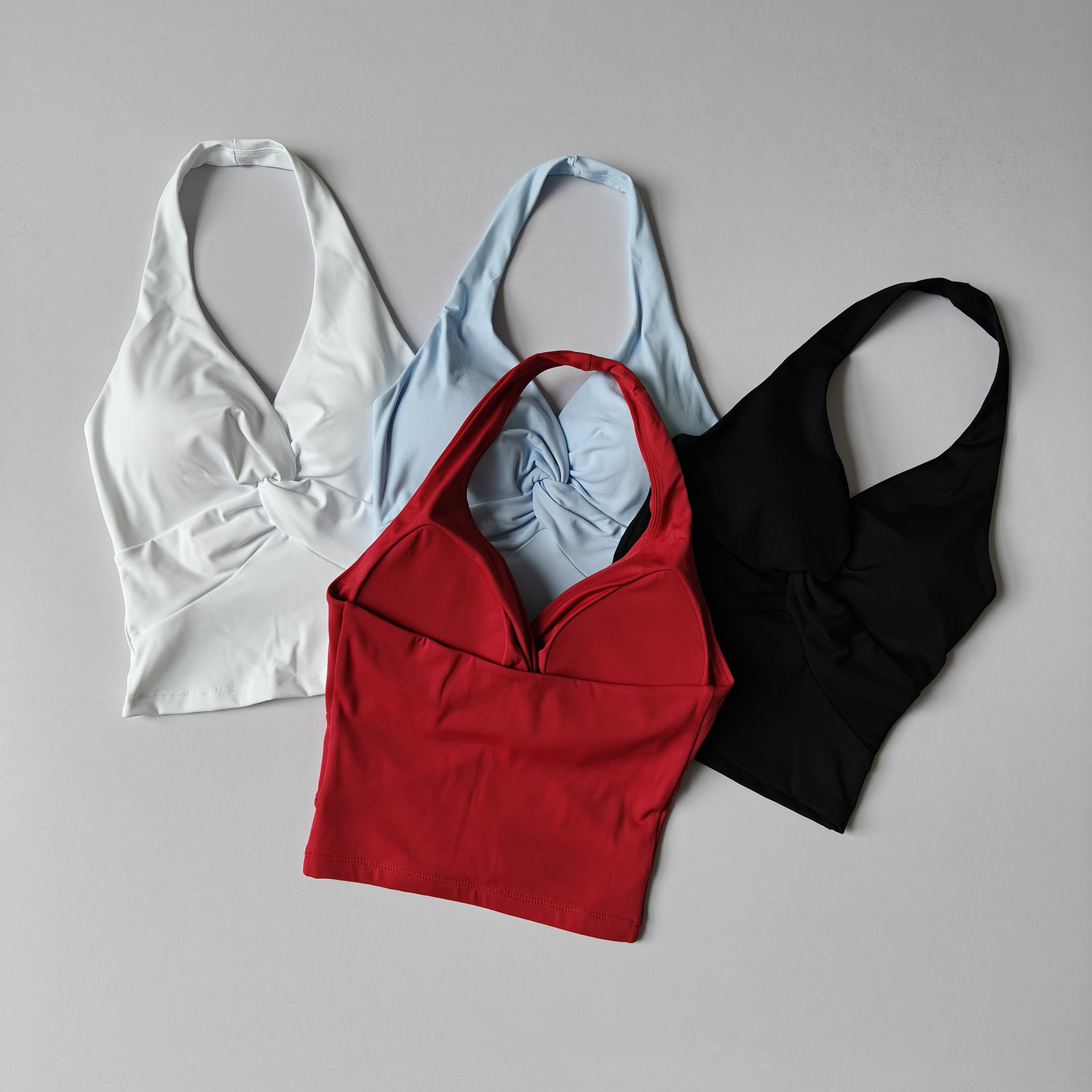 Pilates Yoga Wrap Top - Askısız Tek Parça Spor Sütyeni Pilates
