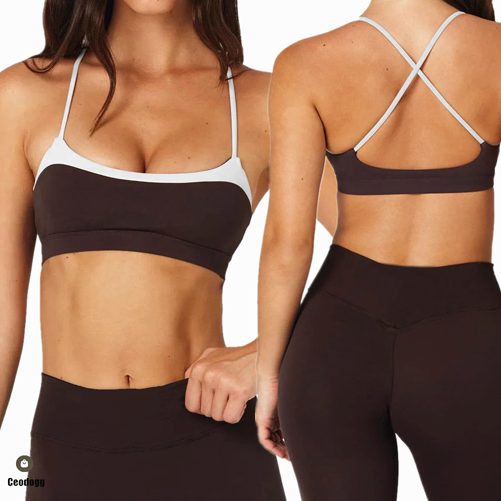 Pilates Yoga Leggings - Pad Yoga Sutyen Kadınlar Için Pantolon
