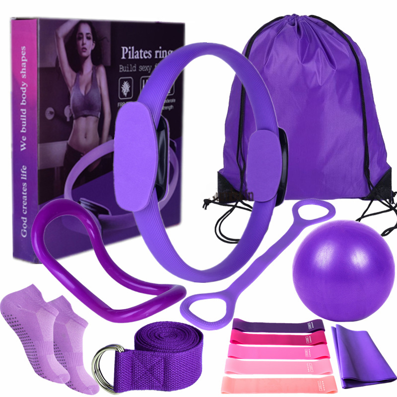 Pilates Toning Ball - 14 Parça Ev Pilates Seti Kadınlar