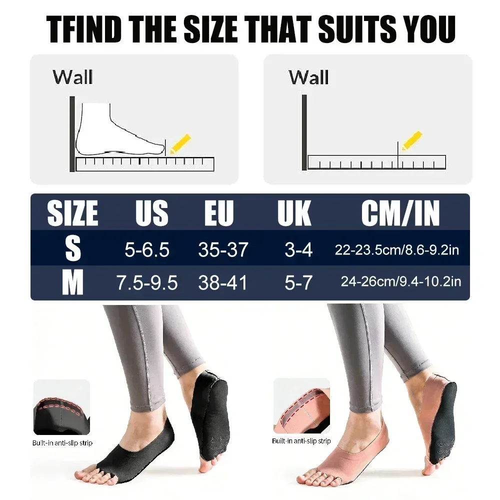 1 çift ayaksız Yoga Pilates ço - Pilates Yoga Grip Socks incelemesi ve fiyatı