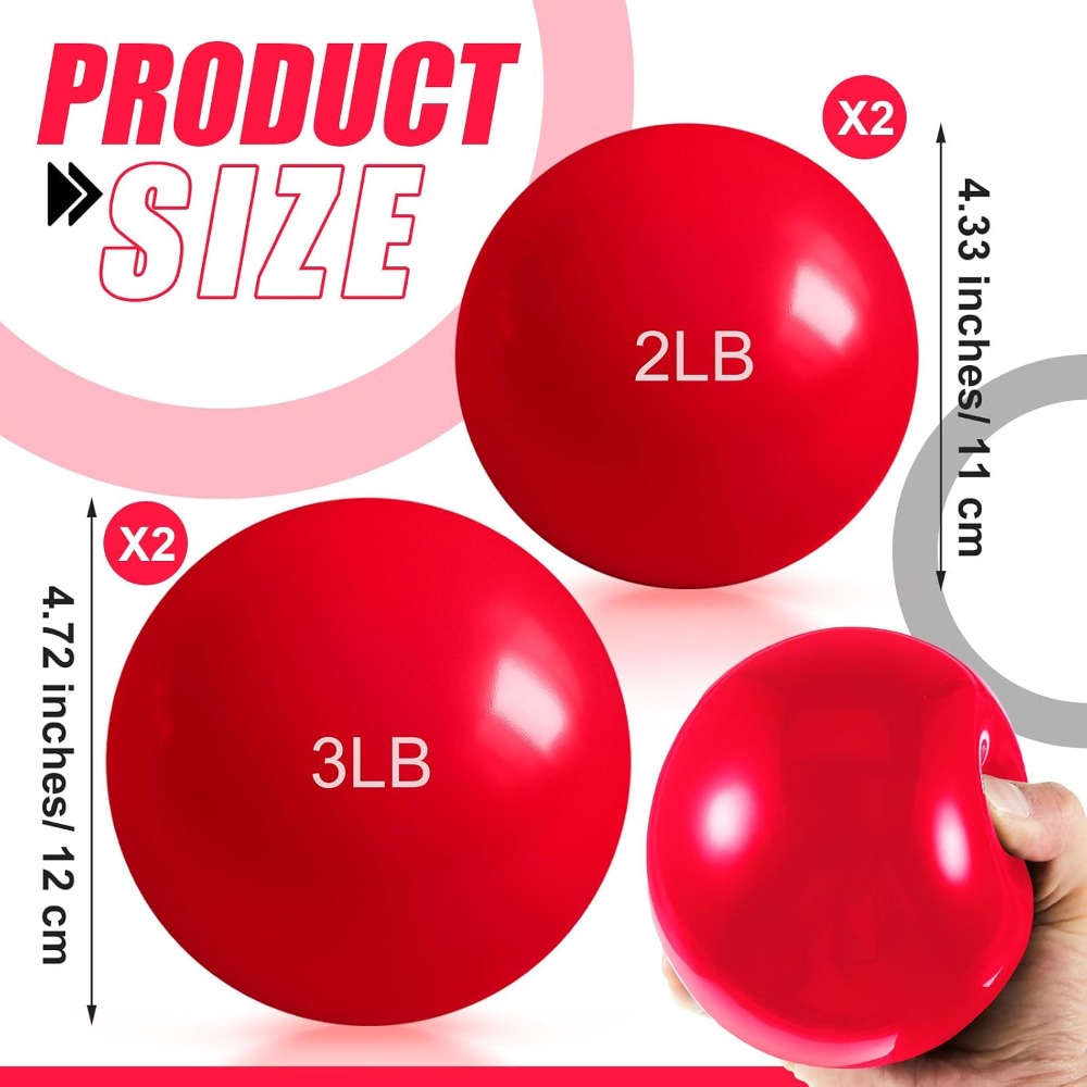 1lb-5lb Ağırlıklı Egzersiz Top - Pilates Toning Ball incelemesi ve fiyatı