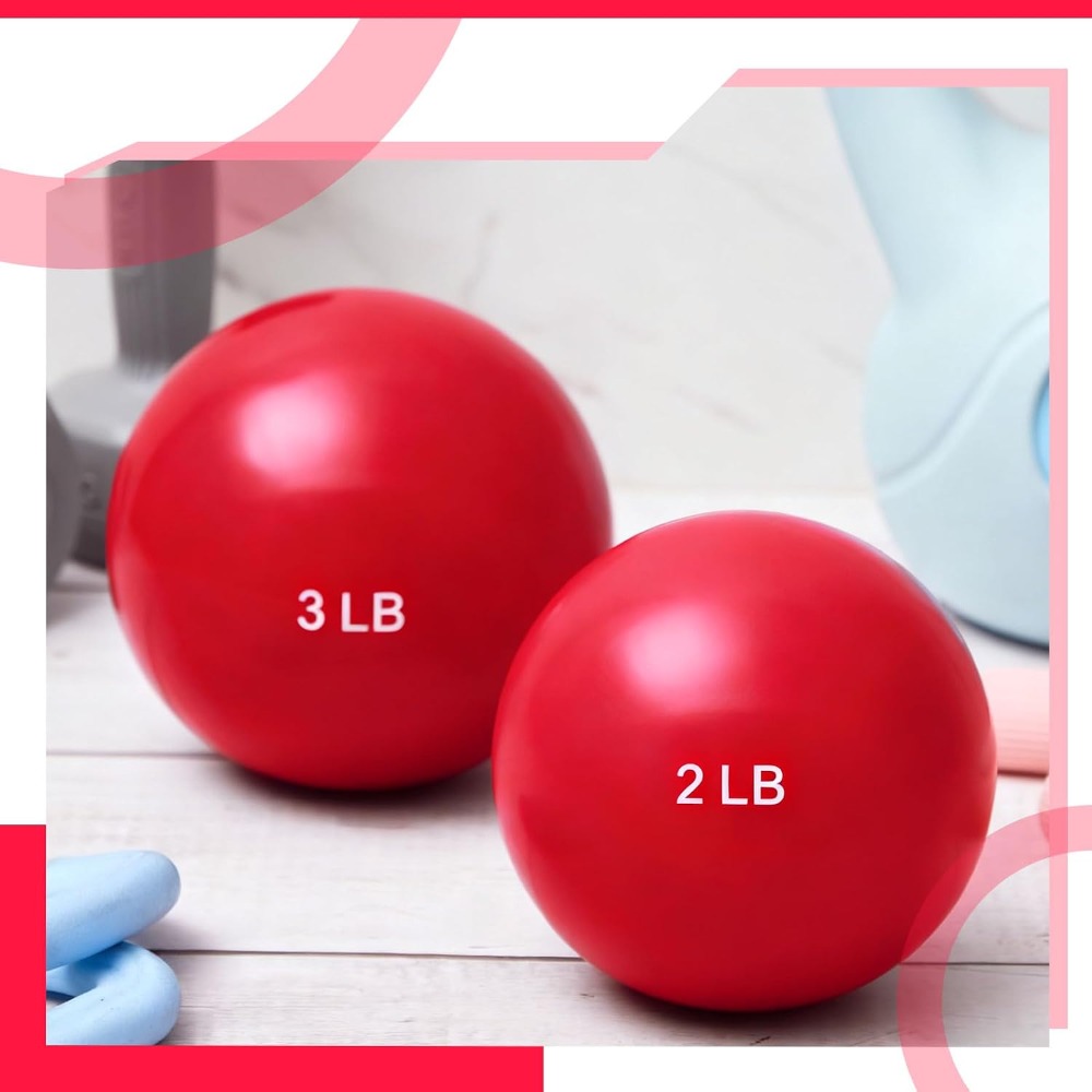 1lb-5lb Ağırlıklı Egzersiz Top - Pilates Toning Ball incelemesi ve fiyatı