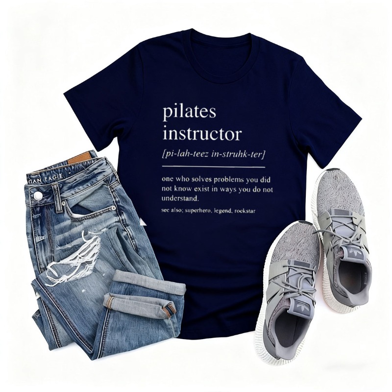 Pilates eğitmeni pamuklu tişör - Pilates Yoga Instructor incelemesi ve fiyatı