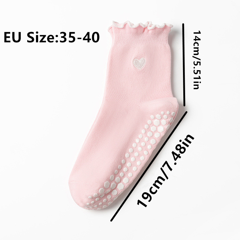 3 çift kadın kalp desenli fırf - Pilates Yoga Grip Socks incelemesi ve fiyatı