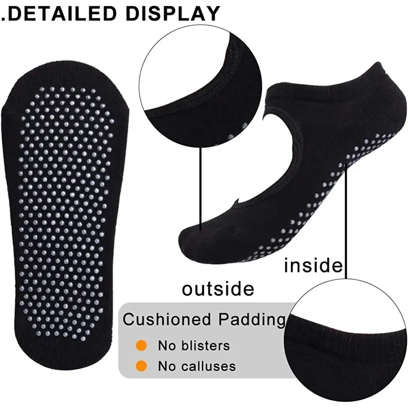 Sırtı açık kaymaz Fitness Yoga - Pilates Yoga Grip Socks incelemesi ve fiyatı
